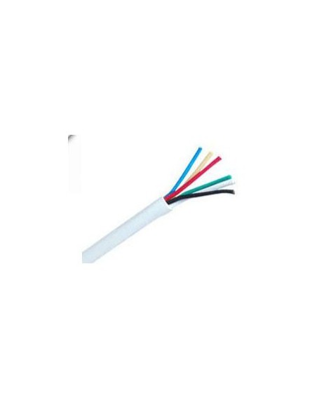 BYSECUR BYSECUR-22 BLSC03017 Cabo de alarme de 100m 6-wire (4 x 0, 22 + 2 x 0,75)