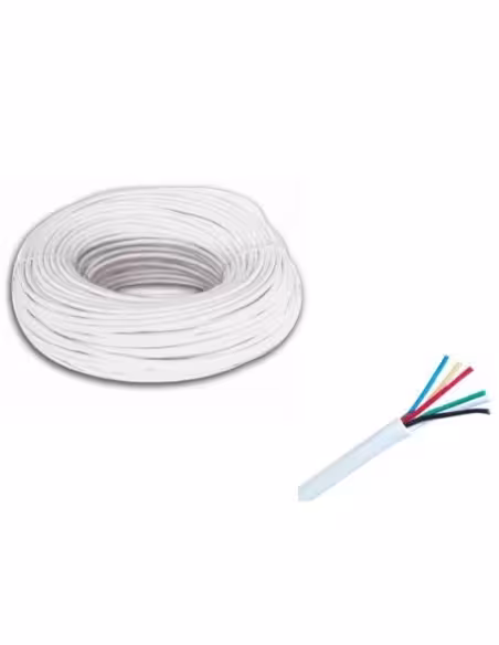 Kaufen BYSECUR BYSECUR-23 Spule 100 m 8-adriges Alarmkabel (6 x 0,22 + 2 x 0,75)