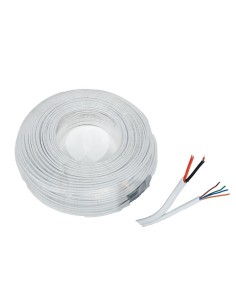 Comprar BYSECUR BYSECUR-231 Bobina 100 m de Cable de Alarma Siamés de  6 hilos ( 4 x 0, 22 + 2 x 0,75 ) BSC27226 2