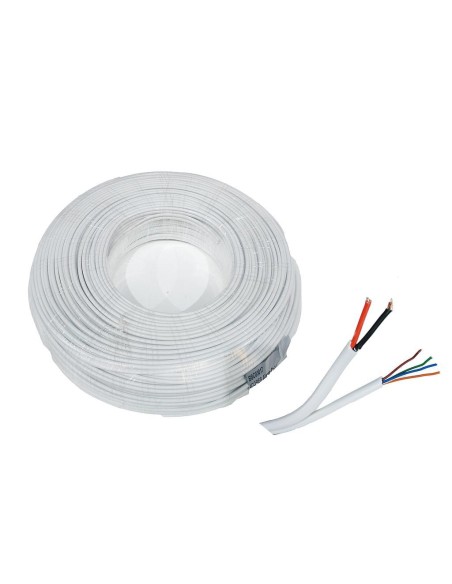 Comprar BYSECUR BYSECUR-231 Bobina 100 m de Cable de Alarma Siamés de  6 hilos ( 4 x 0, 22 + 2 x 0,75 ) BSC27226