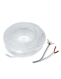 Comprar BYSECUR BYSECUR-232 Bobina 100 m de Cable de Alarma Siamés de 8 hilos ( 6 x 0, 22 + 2 x 0,75 ) BSC27227 2
