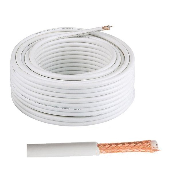 Acheter BYSECUR BYSECUR-31 Bobine de câble coaxial micro RG-59 de 100 m pour CCTV