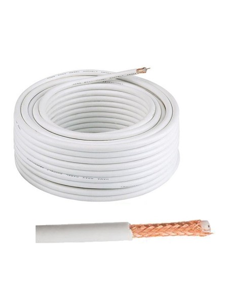 BYSECUR BYSECUR-31 BBSC00801 Coaxial Coil RG-59 de 100m para CCTV