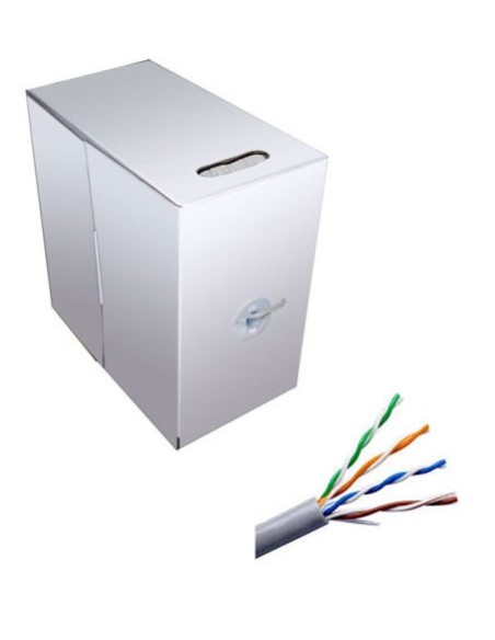 Comprar BYSECUR BYSECUR-297 Bobina de cable UTP cat5e. Certificado . Conductor cobre alta calidad BSC5E100
