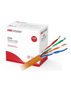Transmissão de Hikvision e exibição HIK-T & D-3 DS-1LN6-UU Cabo Coil UTP CAT6E Hikvision. Certificado Alto Driver de Cobre C 2