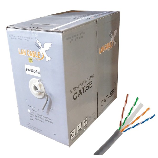 Acheter BYSECUR BYSECUR-30 Bobine en boîte de 305 m câble UTP CAT5e rigide