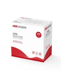 Comprar HIKVISION TRANSMISION AND DISPLAY HIK-T&D-93 Bobina en caja de 305m de Cable U/UTP Cat6 Cobre PVC 24AWG UL CM DS-1LN6-UE