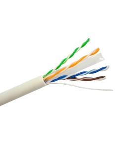 Transmissão de Hikvision e exibição Hik-T & D-93 DS-1LN6-EU-W Bobina na caixa 305m Cable U / UTP CAT6 Cobre PVC 24AWG UL CM 2