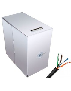 Comprar BYSECUR BYSECUR-33 Bobina en caja de cable UTP Cat5e de 305 m con cubierta válida para exterior. BSC01419 2