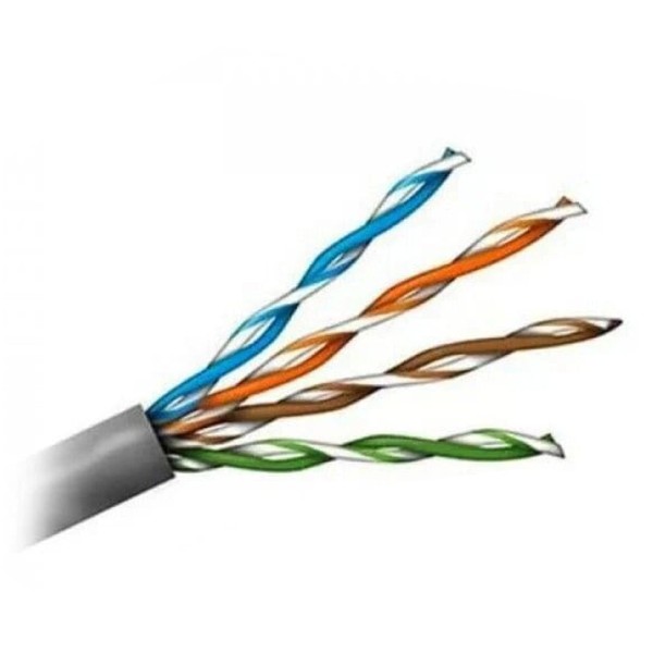 Transmissão de Hikvision e exibição HIK-T & D-5 DS-1Ln5e-S Cabo de rede UTP CAT5E 305 m (cobre sólido, 0,5 mm, cm) PVC 24AWG UL 