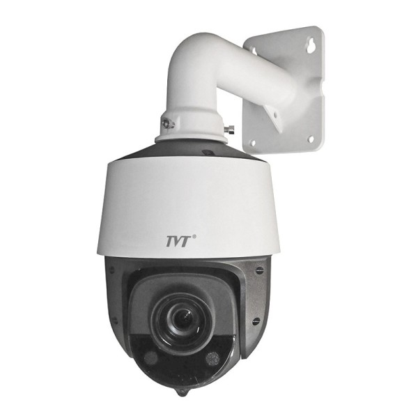 Acheter TVT TVT-65 Caméra dôme PTZ 4" IP 8 MP motorisée 4.8-120mm Zoom 25X IR150 WDR120 Analyse vidéo Starlight TVT