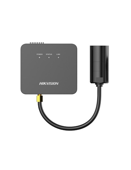 Soluções Hikvision Hik-Sol-1188 DS-2CD6445G1-30 (2.8mm) 8m 4MP separe câmera ip oculta 2.8mm F2.0 98 ° M12 8m WDR120 alarme de á