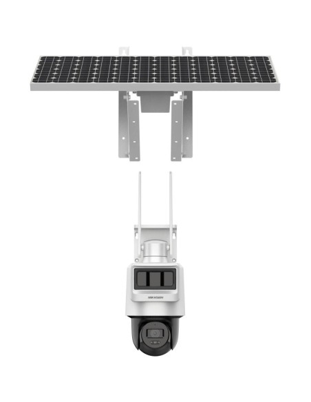Comprar HIKVISION PRO HIK-PRO-780 Cámara PT IP 4MP Panel Solar Batería 4G, 2,8mm IR30 Audio PIR+Radar DS-2DE2C400IWG-K/4G/C09S20