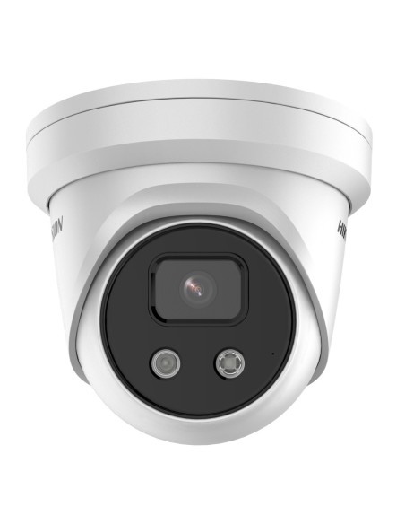 Hikvision Pro HIK-PRO-52 DS-2CD2386G2-IU (2.8mm) (C) câmera de torre 4K 2.8mm IP67 reconhece o microfone Hikvision IR30