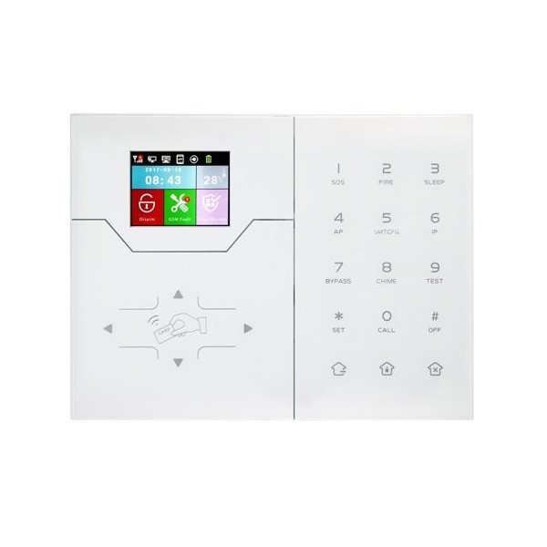 Comprar BYSECUR ALARMS BYSECUR-ALARM-8 Central de Alarma Bysecur IP LCD .Módulo IP + GSM / GPRS . Control por APP BSC03238