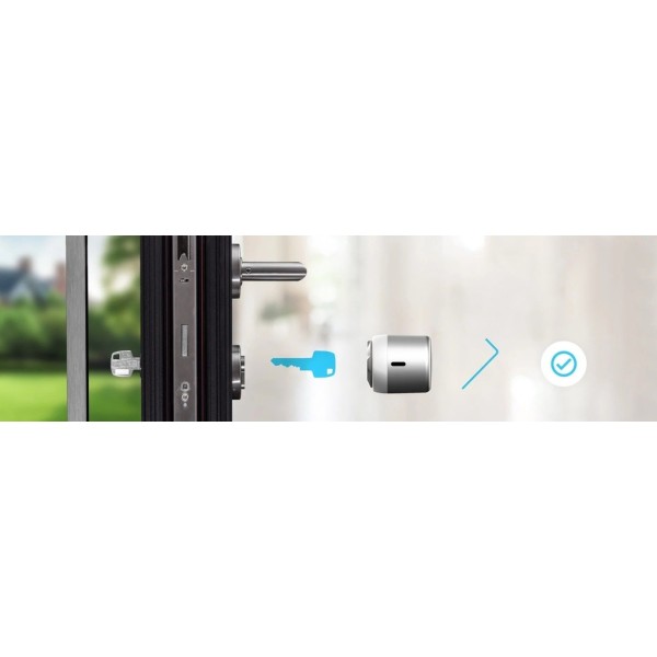 Tedee Tedee-82 Tedee GO2 Silver Lock Tedee Go2 Silver Bluetooth App