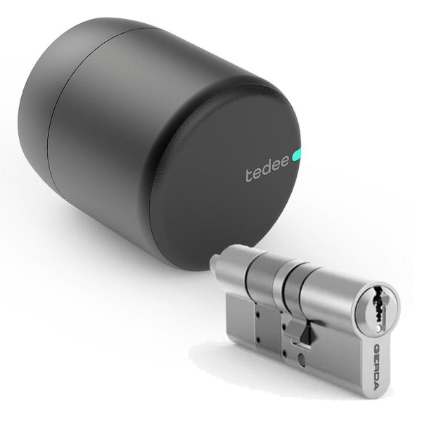 comprar TEDEE TEDEE-89 Cerradura inteligente Tedee PRO para acceso sin llave Black + Cilindro Bombillo Gerda de Doble Embrague P