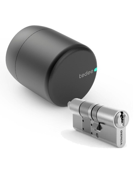 Kaufen TEDEE TEDEE-89 Smart Lock Tedee PRO für schlüssellosen Zugang Schwarz + Gerda Doppelkupplungszylinder