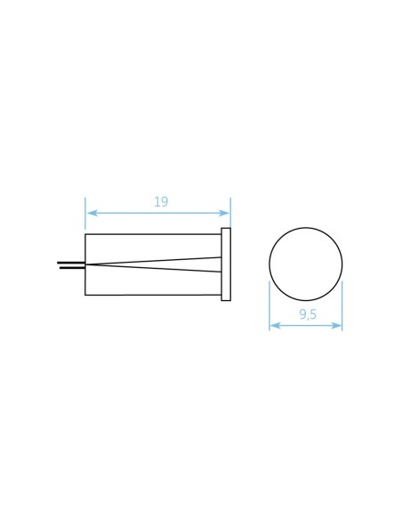 Acheter ARITECH ARITECH-107 Contact de montage encastré à pression « Stubby » avec aimant « Mini-Max », blanc