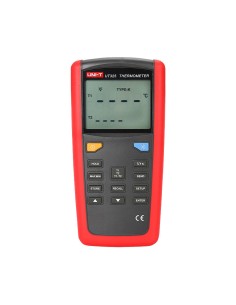 UNI-TREND-UT325-Termómetro con sondas tipo K, J, T, E, R, S y N - Display Dual retroiluminado - Valores en ºC, K y ºF | Almacena
