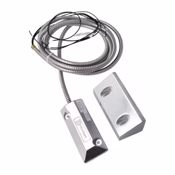 Acheter ARITECH ARITECH-2 Contact magnétique en aluminium haute puissance au sol. Ouverture 75 mm. Câble blindé 2 m pour portes 