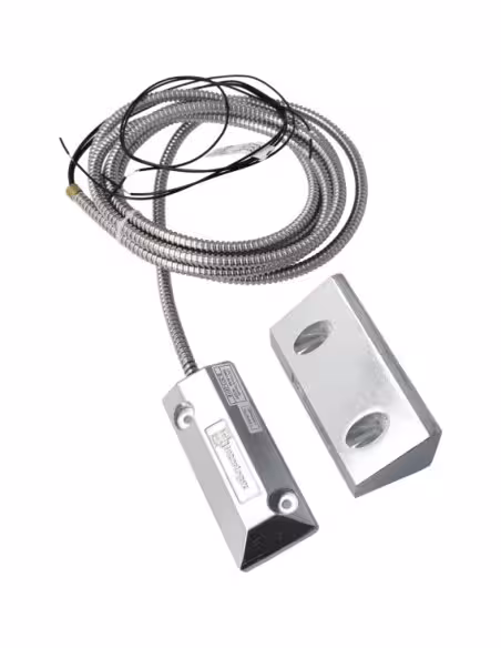Acheter ARITECH ARITECH-2 Contact magnétique en aluminium haute puissance au sol. Ouverture 75 mm. Câble blindé 2 m pour portes 