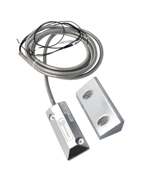 Comprar ARITECH ARITECH-2 Contacto magnético aluminio Gran potencia Suelo. Apertura 75mm. 2m cable blindado puertas y persianas 