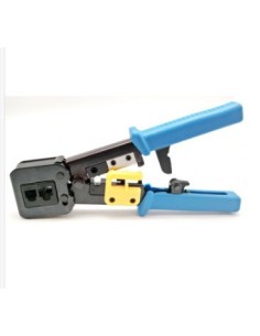 Acheter BYSECUR BYSECUR-329 pince à sertir pour connecteur RJ45 traversant. Poignée ergonomique antidérapante