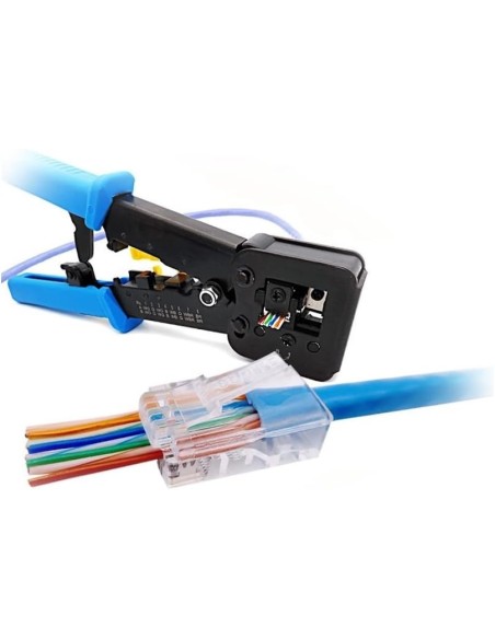 Bysecur bysecur-329 Bscez8pin Crimper do conector interno RJ45. Alça ergonômica antiderrapante