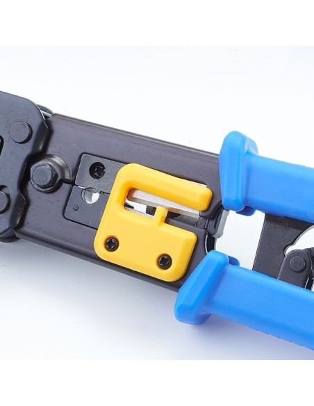 Kaufen Sie BYSECUR BYSECUR-329 RJ45-Durchgangsstecker-Crimpzange. Ergonomischer, rutschfester Griff.