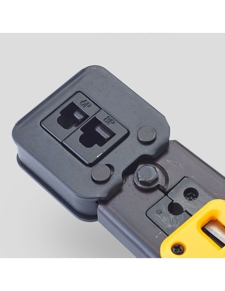 Kaufen Sie BYSECUR BYSECUR-329 RJ45-Durchgangsstecker-Crimpzange. Ergonomischer, rutschfester Griff.