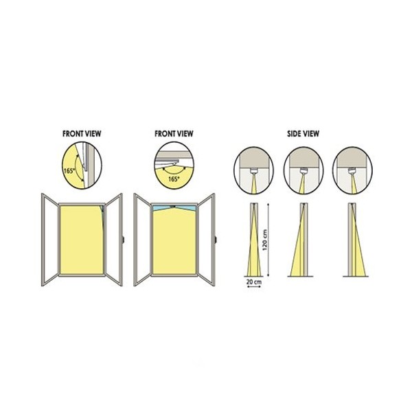 Comprar AMC AMC-7 Detector de cortina AMC . Doble tecnología . Válido interior o exterior DT 16