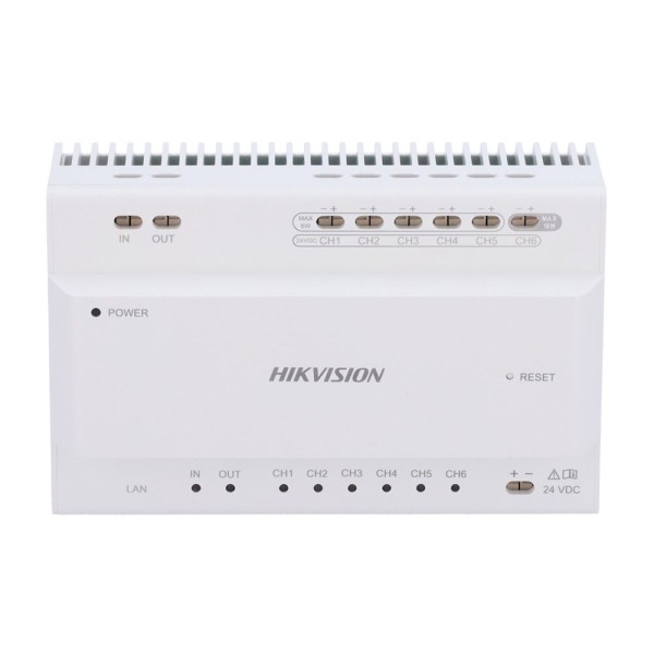 Acheter HIKVISION INTERCOM HIK-INTERCOM-9 Distributeur vidéo/audio deux fils vers IP Connexion en cascade 6CH TCP/IP RJ45 Hikv