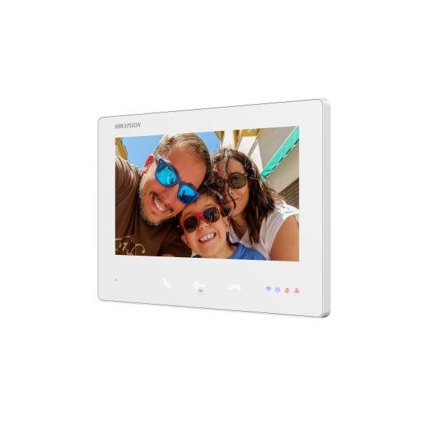 Acheter HIKVISION INTERCOM HIK-INTERCOM-180 Station intérieure Moniteur pour visiophone 2 fils HD Wi‑Fi Écran tactile 7" Blanc