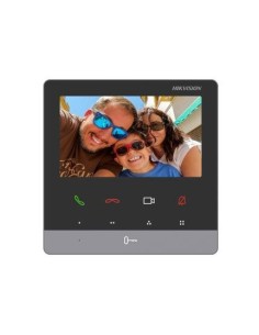 Hikvision Intercom Hik-Intercom-197 DS-KH6100-E1 Estação Indoor para Video Player IP Screen 4.3 " 2