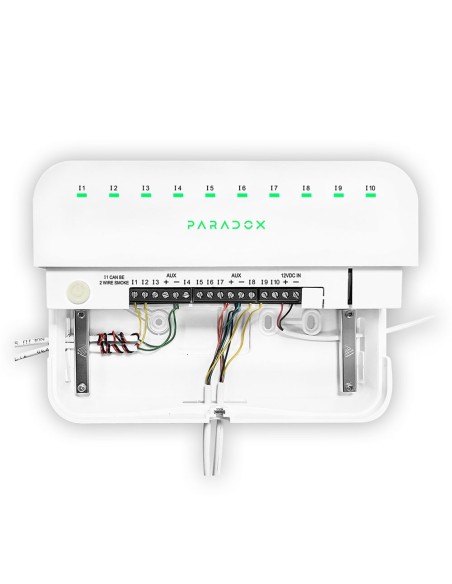 Paradox Paradox-261 ZX10M-J5E Expansor Sem Fio Bidirecional com 10 Entradas de Zona de Grau 2