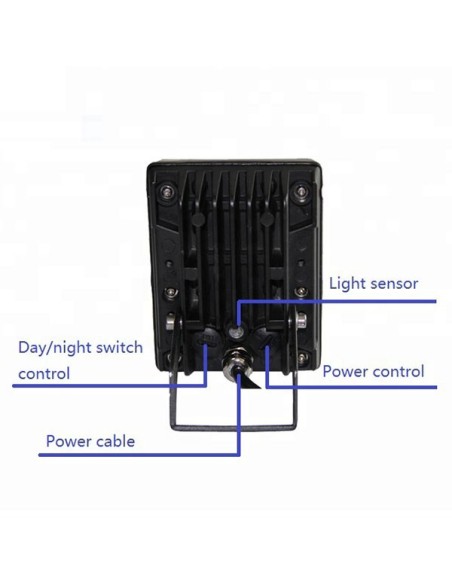 Bysecur bysecur-112 bsc22229 Foco infravermelho 100m. 30ª abertura