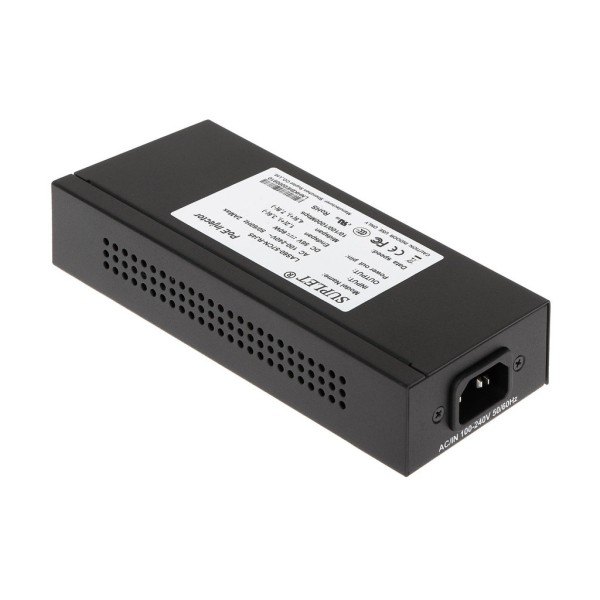 Acessórios Hikvision Hik-181 PoE, LAS60-57CN-RJ45W.60W Alimentos Injetor de alimentos Poe Midspan 60w