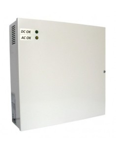 Comprar BYSECUR BYSECUR-118 Fuente de alimentación 24V - 4A con caja y espacio para 2 baterías de respaldo de 7Ah (no incluidas)