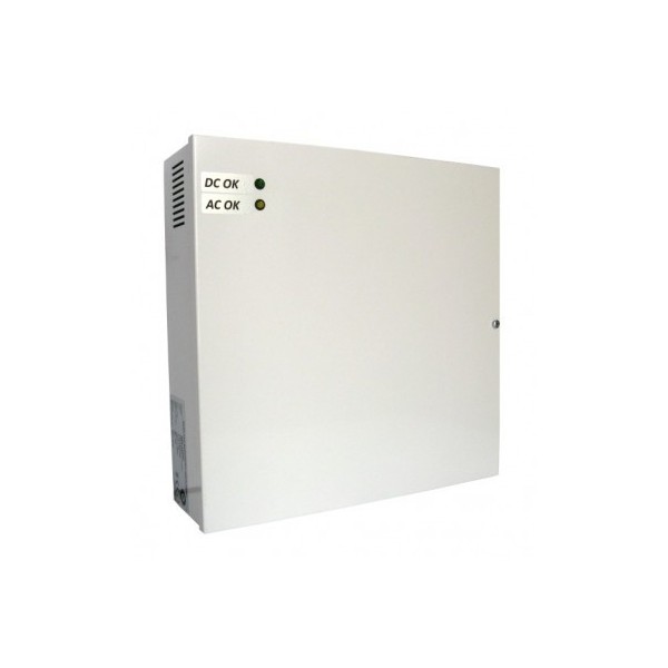 Comprar BYSECUR BYSECUR-118 Fuente de alimentación 24V - 4A con caja y espacio para 2 baterías de respaldo de 7Ah (no incluidas)