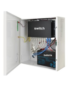 Comprar BYSECUR BYSECUR-283 Fuente de alimentación para Switch PoE 60W. Con Cargador Batería BOX-SWITCH-BAT