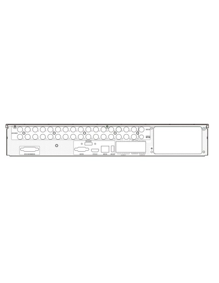 TVT TVT-95 TD-2732NC-HC DVR Gravador 5En1 32CH + 8IP 5MP 16E alarme 16/4 4xHDD Audio TVT