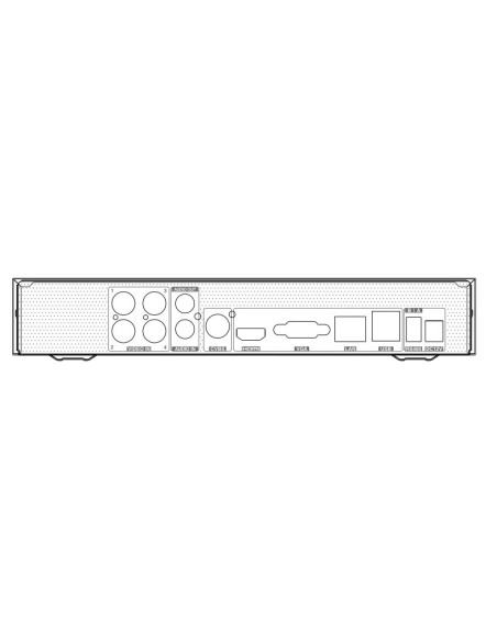 Comprar TVT TVT-100 Grabador DVR 5en1 4CH + 2IP 5MP E/S Audio 1HDD TVT TD-2104NS-HC-H