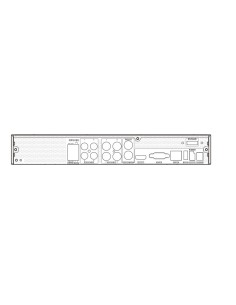 TVT TVT-102 TD-2704NS-HP-H Gravador DVR 5N1 4CH 8MP + 2IP Audio 4/1 Alarme 4/1 1HDD VCA TVT 2