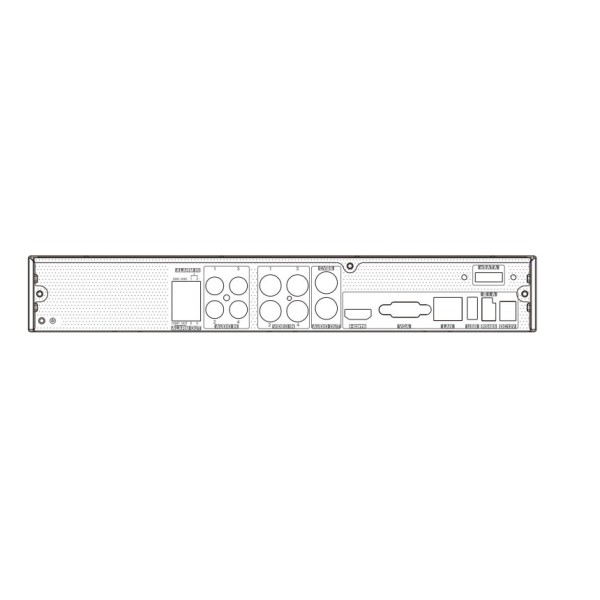 Acheter TVT TVT-102 Enregistreur DVR 5-en-1 4CH 8MP + 2IP Audio 4/1 Alarme 4/1 1HDD VCA TVT