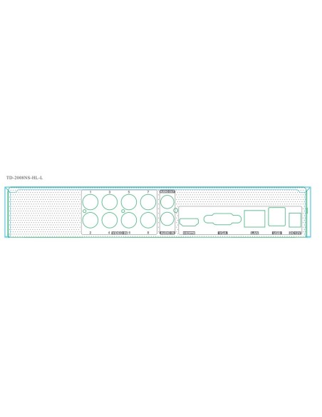 Kaufen TVT TVT-103 Rekorder DVR 5-in-1 8CH 1080 + 2IP 5MP 1xHDD Audio Ein-/Ausgang TVT