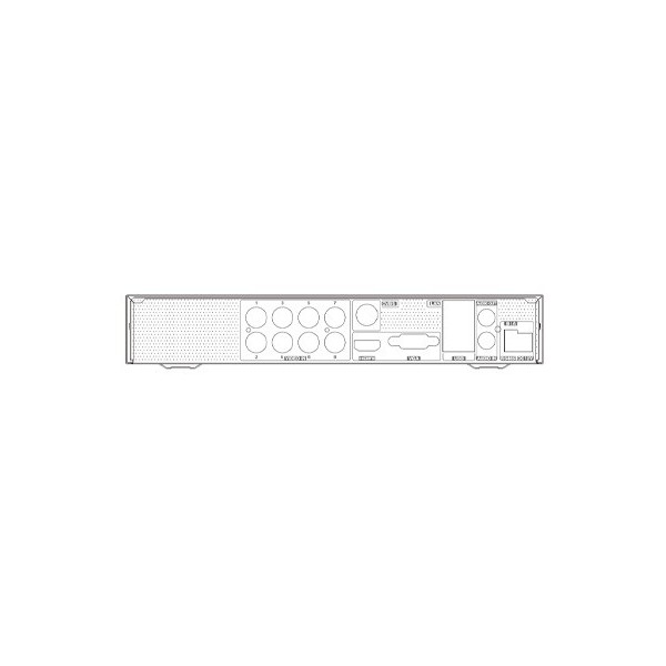 Acheter TVT TVT-106 Enregistreur DVR 5-en-1 8CH 8MP + 8IP 8MP E/S audio 1HDD TVT