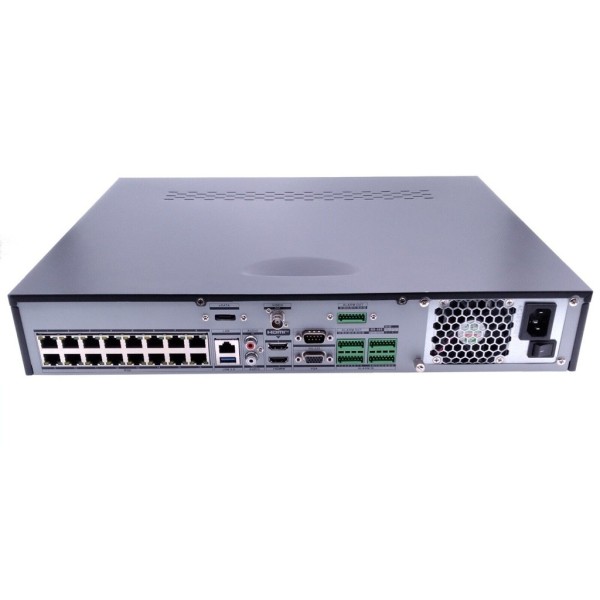 Acheter HIKVISION SOLUTIONS HIK-SOL-418 Enregistreur IP NVR 8K 32CH 1.5U 16CH PoE Audio Alarme 16/9 4xHDD 1eSATA Hikvision