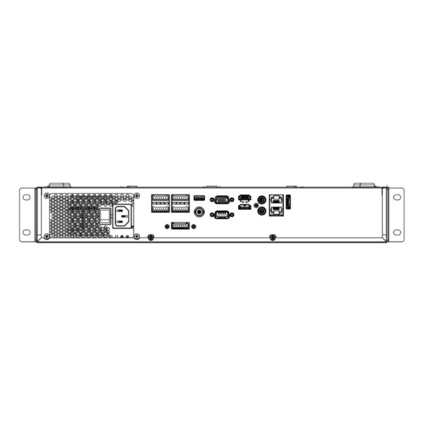 Hikvision Solutions Hik-Sol-352 DS-7764Ni-M4 IP Gravador NVR 8K 64CH 400Mbps 2HDMI VGA VGA 4xHDD E / S Alarme de áudio 16/9 Hikv
