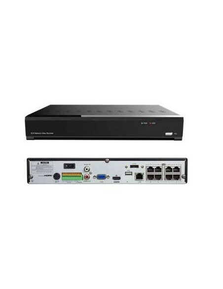 Risco Risco-353 RVVR084K1RA NVR 8CH gravador PoE 12MP Vupoint Risco